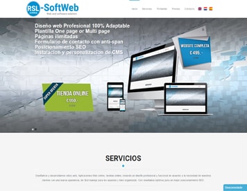 www.rslsoftweb.com diseño web aplicaciones web 